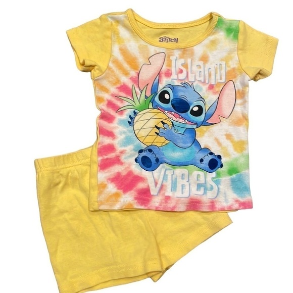 Disney Stitch‎ Summer Pajamas - Picture 1 of 3